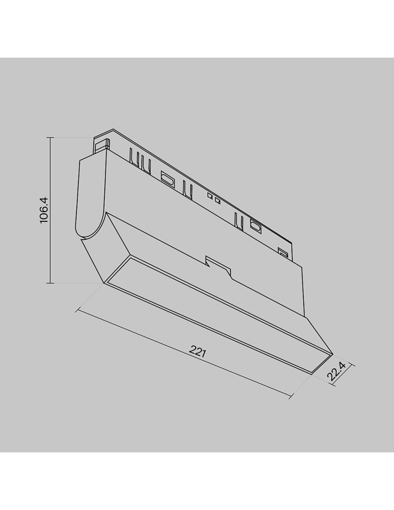 Maytoni Basis Rot Magnetic Rail Light EXILITY LED 12W 550lm Black TR036-4-12WTW-DD-B.