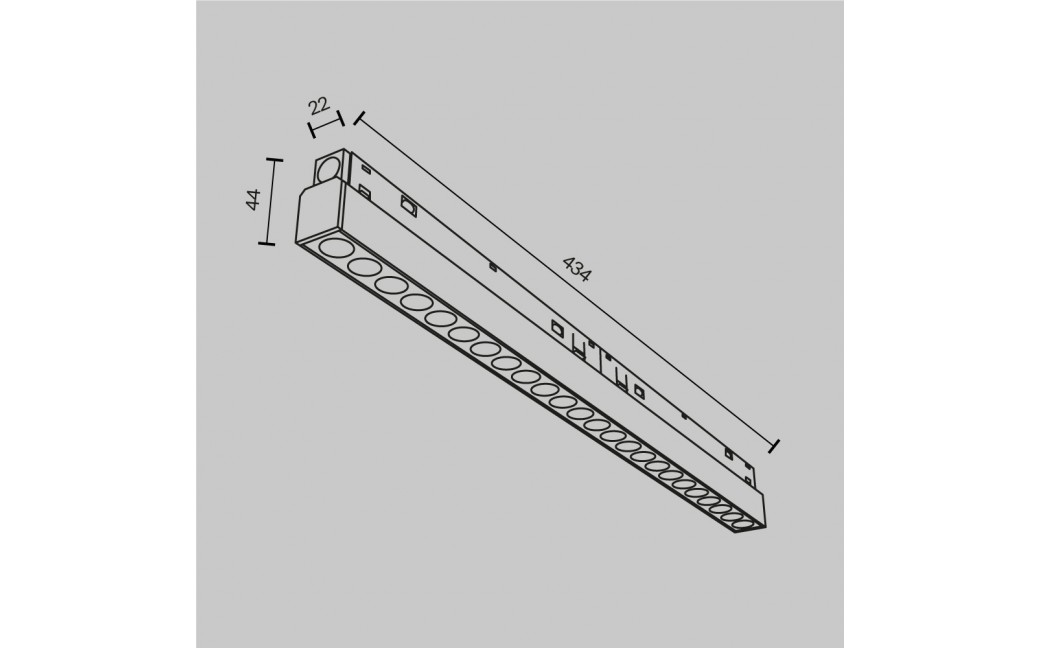 Maytoni Points Lampa do Szyny Magnetycznej EXILITY LED 24W 1650lm Biały TR031-4-24WTW-DD-W