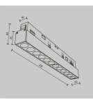 Magnetic rail lamps - Maytoni Points EXILITY LED 12W 900lm 3000K White TR031-2-12W3K-W Magnetic Rail Lamp. - product 6