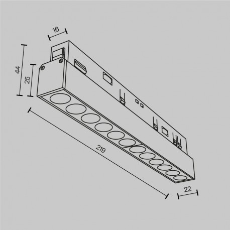 Maytoni Points Lampa do Szyny Magnetycznej EXILITY LED 12W 900lm 3000K Biały TR031-2-12W3K-W