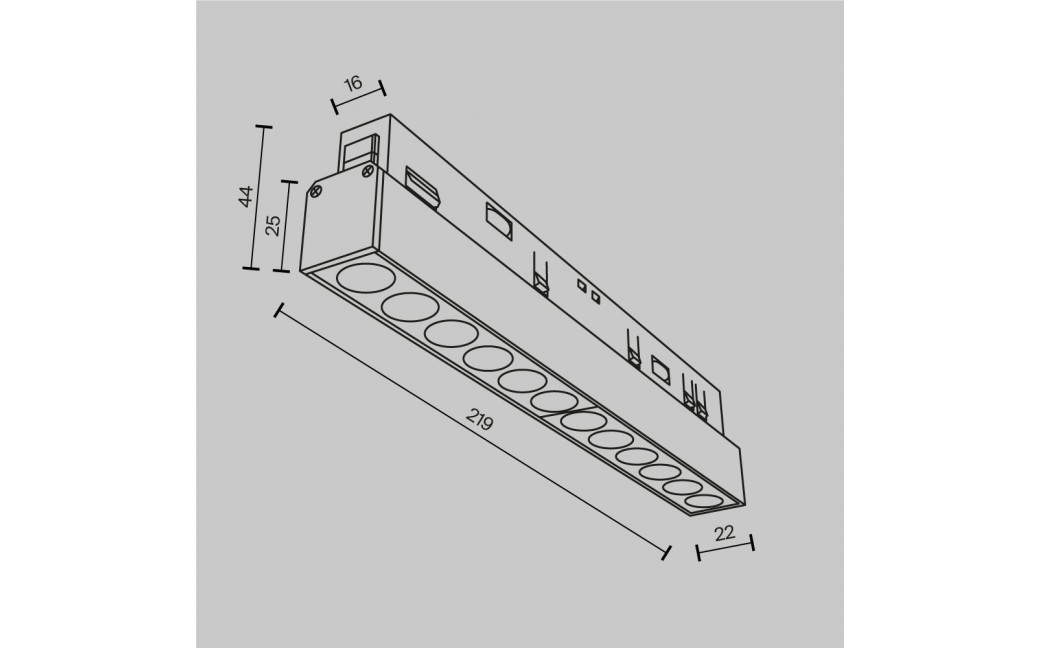 Maytoni Points Lampa do Szyny Magnetycznej EXILITY LED 12W 900lm 3000K Biały TR031-2-12W3K-W