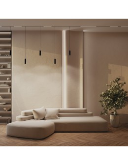 Maytoni Focus LED Lampa wisząca do szyny magnetycznej EXILITY LED 12W 840lm 3000K Black TR041-2-12W3K-B - produkt 2