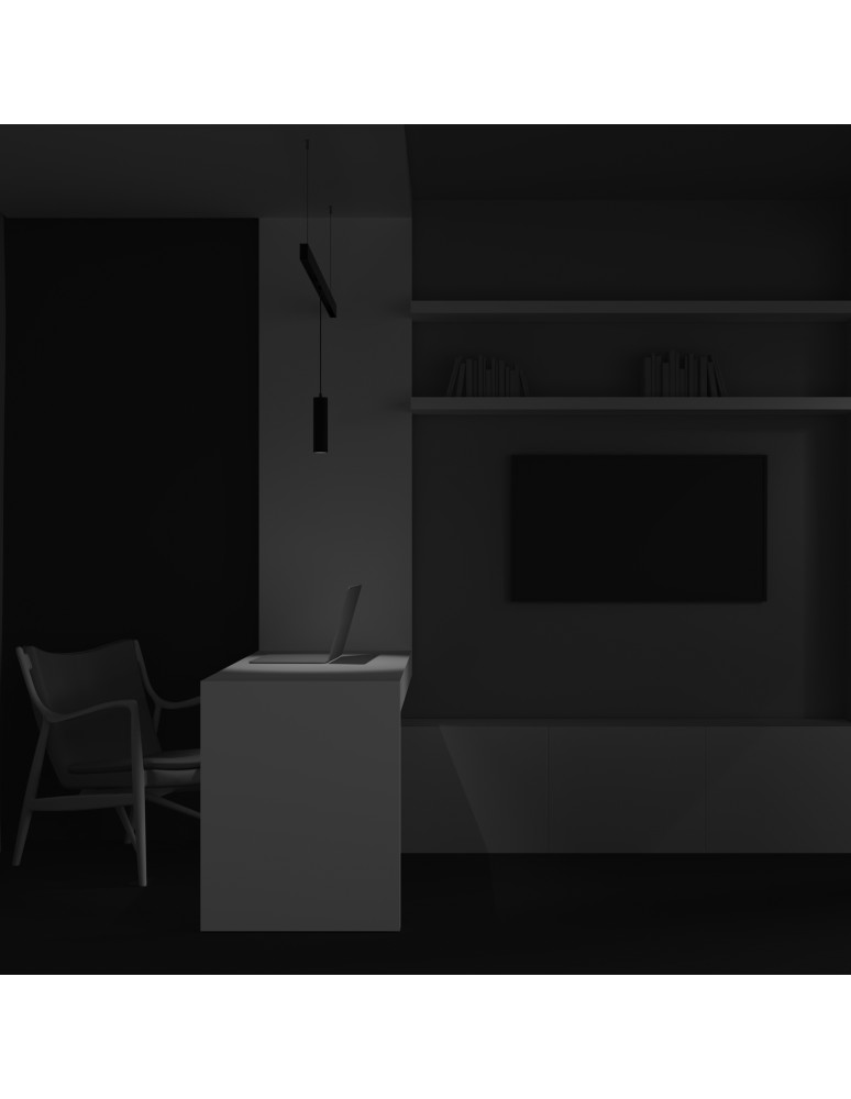 Magnetic rail lamps - Maytoni Focus LED Pendant lamp for magnetic rail EXILITY LED 12W 900lm 4000K Black TR041-2-12W4K-B - product kolory-swiatla.pl 7