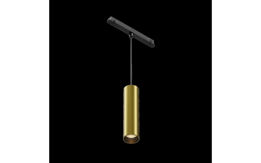 Maytoni Focus LED Lampa wisząca do szyny magnetycznej EXILITY LED 12W 883lm 3000K Black and brass TR041-2-12W3K-BBS