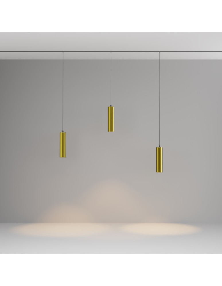 Magnetic rail lamps - Maytoni Focus LED Pendant lamp for magnetic rail EXILITY LED 12W 883lm 3000K Black and brass TR041-2-12W3K-BBS - product kolory-swiatla.pl 4