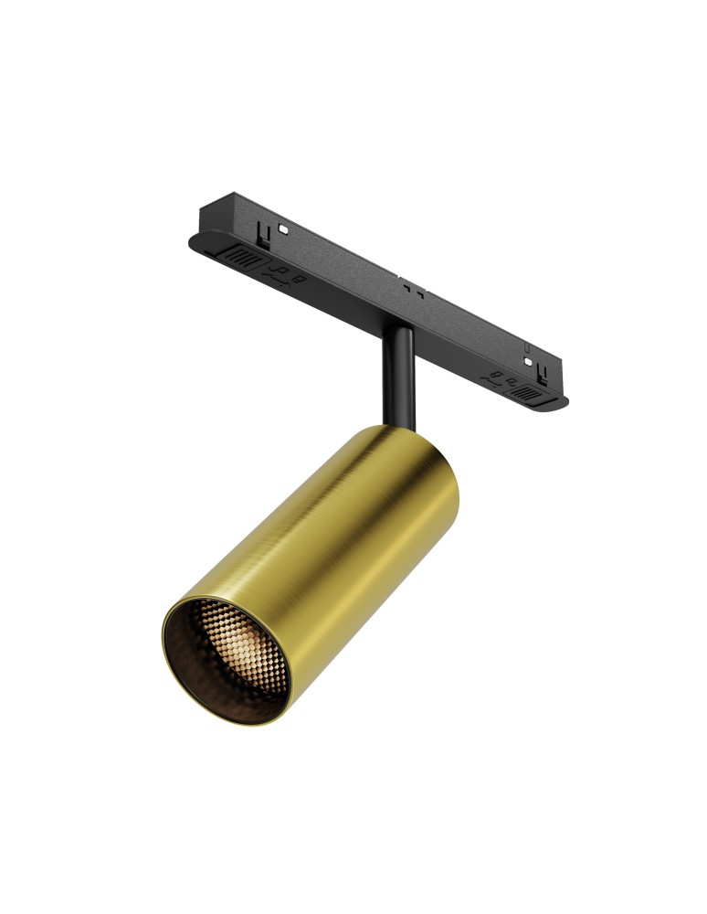 Magnetic rail lamps - Maytoni Focus LED EXILITY LED Magnetic Rail Lamp 12W 944lm Black and brass TR032-4-12W3K-M-DS-BBS - product kolory-swiatla.pl 1