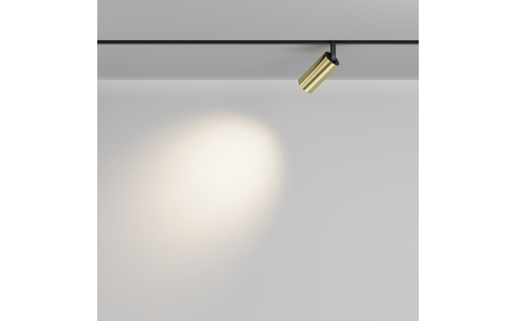 Maytoni Focus LED Lampa do Szyny Magnetycznej EXILITY LED 5W 377lm 3000K Black and brass TR032-2-5W3K-M-BBS