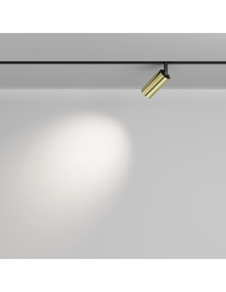 Magnetic rail lamps - Maytoni Focus LED Magnetic Rail Light EXILITY LED 5W 376lm Black and brass TR032-4-5W3K-M-DS-BBS - product kolory-swiatla.pl 3