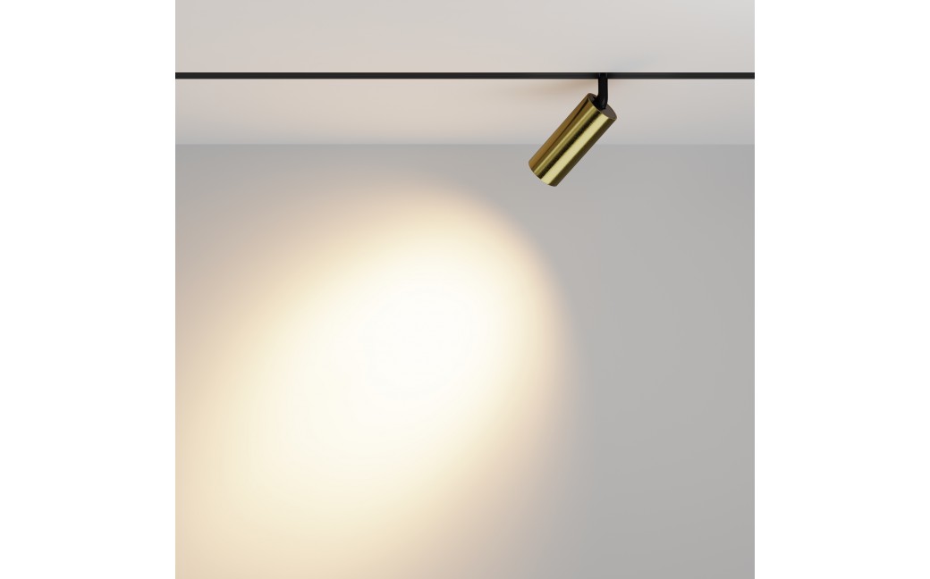 Maytoni Focus LED Lampa do Szyny Magnetycznej EXILITY LED 12W 904lm 3000K Black and brass TR032-2-12W3K-M-BBS