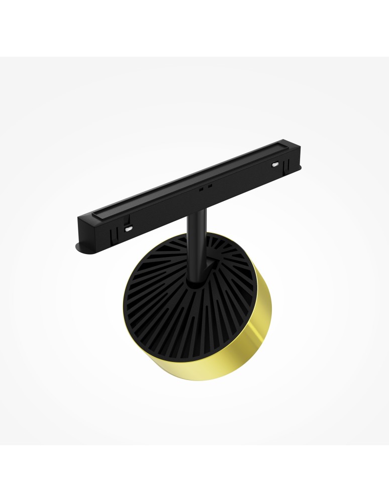 Magnetic rail lamps - Maytoni Rado EXILITY LED Magnetic Rail Lamp 18W 1205lm 3000K Black and brass TR040-2-18W3K-BBS - product kolory-swiatla.pl 5
