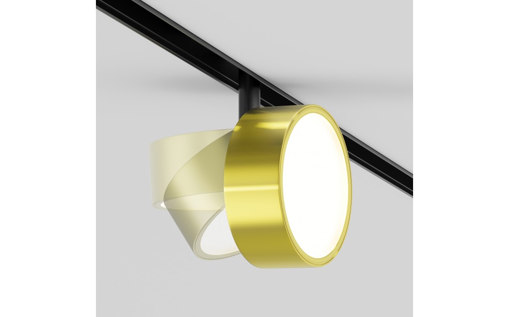 Maytoni Rado Lampa do Szyny Magnetycznej EXILITY LED 18W 1205lm 3000K Black and brass TR040-2-18W3K-BBS