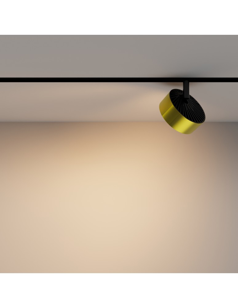 Magnetic rail lamps - Maytoni Rado EXILITY LED Magnetic Rail Lamp 18W 994lm Black and brass TR040-4-18W3K-DS-BBS - product kolory-swiatla.pl 3