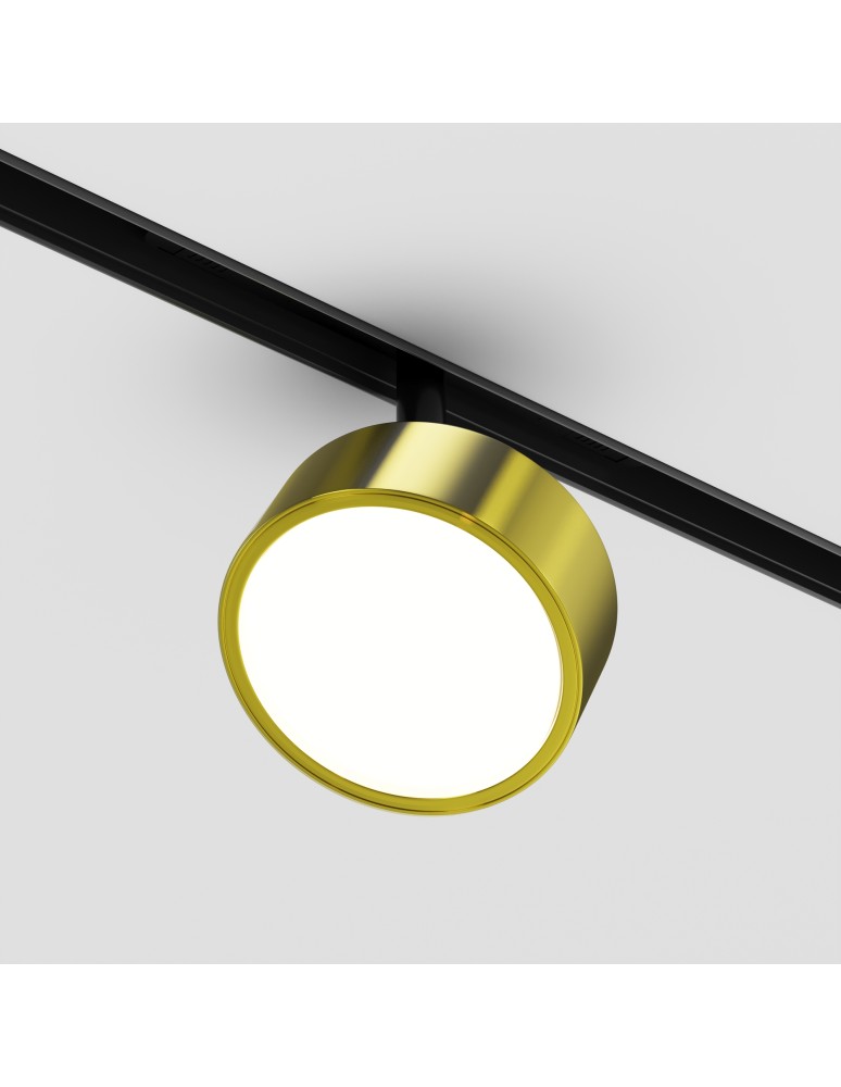 Magnetic rail lamps - Maytoni Rado EXILITY LED Magnetic Rail Lamp 18W 994lm Black and brass TR040-4-18W3K-DS-BBS - product kolory-swiatla.pl 4