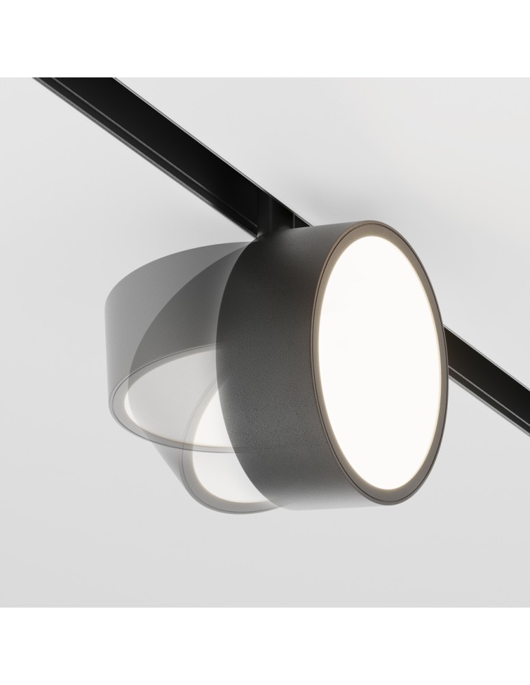 Magnetic rail lamps - Maytoni Rado EXILITY LED 18W 1080lm 3000K Black TR040-2-18W3K Magnetic Rail Lamp. - product kolory-swiatla.pl 6