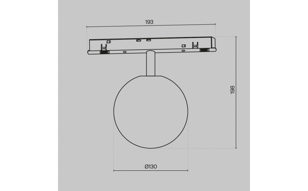 Maytoni Luna Lampa do Szyny Magnetycznej EXILITY LED 6W 300lm Black TR038-4-5WTW-DD-B