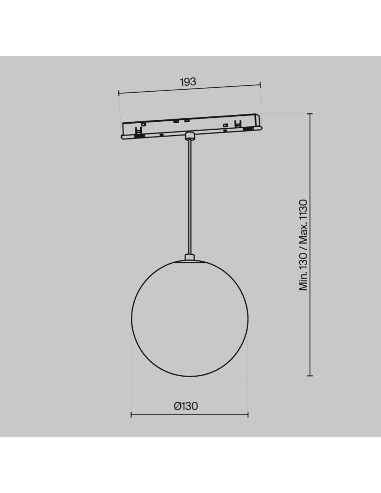 Magnetic rail lamps - Maytoni Luna Magnetic Rail Light EXILITY LED 6W 350lm Black TR039-4-5WTW-DD-B - product kolory-swiatla.pl 5