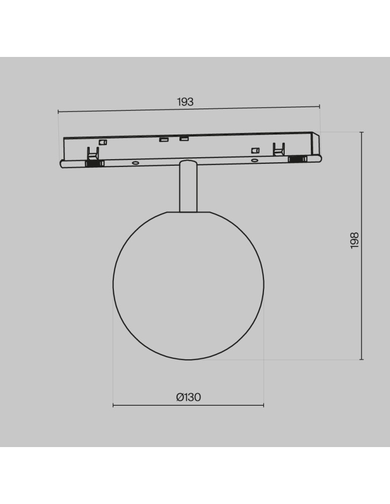 Magnetic rail lamps - Maytoni Luna Magnetic Rail Light EXILITY LED 5W 330lm 3000K White TR038-2-5W3K-W-1 - product kolory-swiatla.pl 5