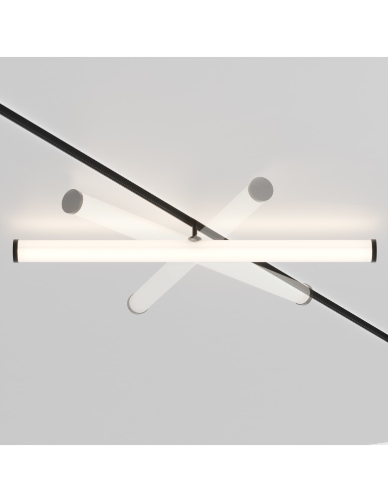 Magnetic rail lamps - Maytoni Larc EXILITY LED 25W 1880lm 4000K Black TR086-2-25W4K-B Magnetic Rail Lamp. - product kolory-swiatla.pl 4