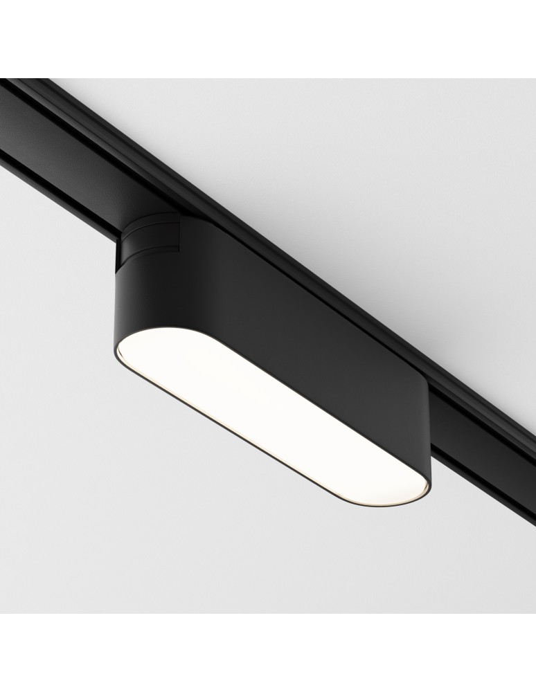 Magnetic rail lamps - Maytoni Basis RADITY LED 6W 350lm 4000K Black TR080-1-6W4K-B Magnetic Rail Lamp. - product kolory-swiatla.pl 3