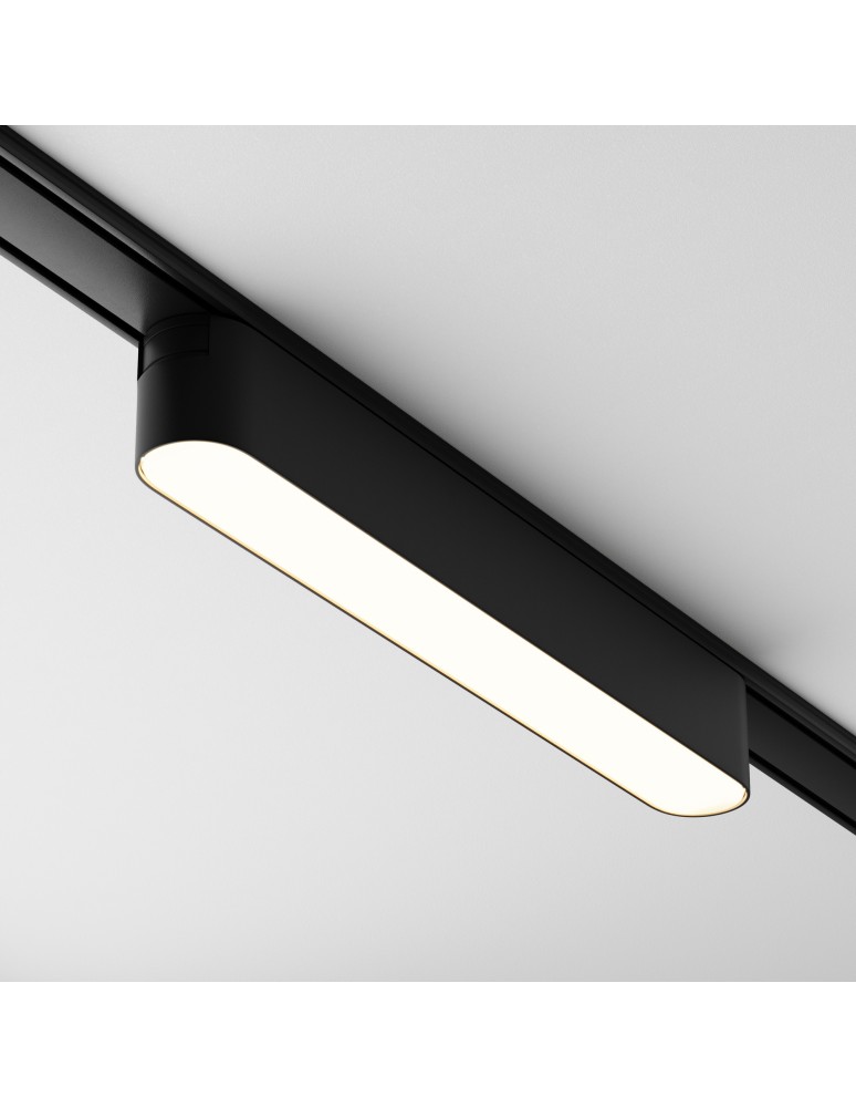 Magnetic rail lamps - Maytoni Basis RADITY LED 12W 700lm 3000K Black TR080-1-12W3K-B Magnetic Rail Lamp. - product kolory-swiatla.pl 4
