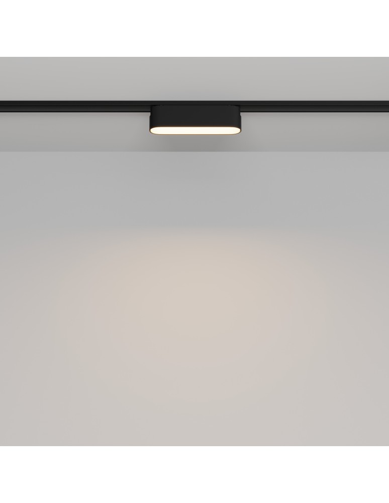 Magnetic rail lamps - Maytoni Basis RADITY LED 6W 350lm 3000K Black TR080-1-6W3K-B Magnetic Rail Lamp. - product kolory-swiatla.pl 3