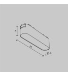 Magnetic rail lamps - Maytoni Basis RADITY LED 6W 450lm 3000K White TR080-1-6W3K-W Magnetic Rail Lamp. - product 6