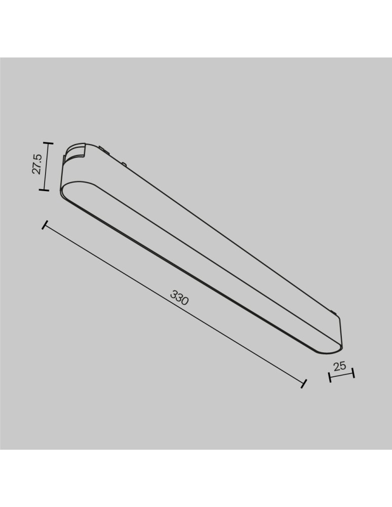 Magnetic rail lamps - Maytoni Basis RADITY LED 16W 1150lm 3000K White TR080-1-18W3K-W Magnetic Rail Lamp. - product kolory-swiatla.pl 6