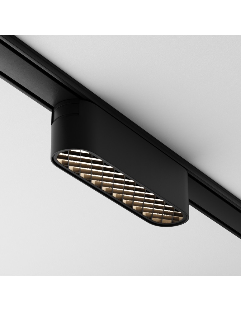 Magnetic rail lamps - Maytoni Basis Grid RADITY LED 6W 90lm 4000K Black TR084-1-6W4K-B Magnetic Rail Lamp. - product kolory-swiatla.pl 3