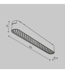 Magnetic rail lamps - Maytoni Basis Grid RADITY LED 12W 190lm 3000K White TR084-1-12W3K-W Magnetic Rail Lamp. - product 6