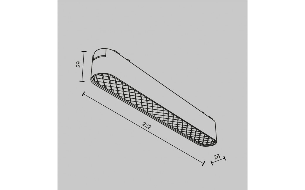 Maytoni Basis Grid Lampa do Szyny Magnetycznej RADITY LED 12W 190lm 3000K Biały TR084-1-12W3K-W