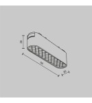 Magnetic rail lamps - Maytoni Basis Grid RADITY LED 6W 90lm 3000K White TR084-1-6W3K-W Magnetic Rail Lamp. - product 6