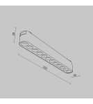 Magnetic rail lamps - Maytoni Points RADITY LED 12W 1400lm 4000K White TR082-1-12W4K-M-W Magnetic Rail Lamp. - product 6