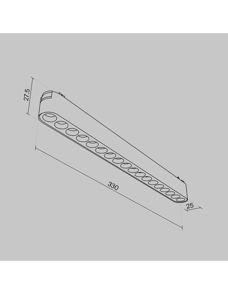 Magnetic rail lamps - Maytoni Points RADITY LED 16W 1800lm 3000K White TR082-1-18W3K-M-W Magnetic Rail Lamp. - product kolory-swiatla.pl 6