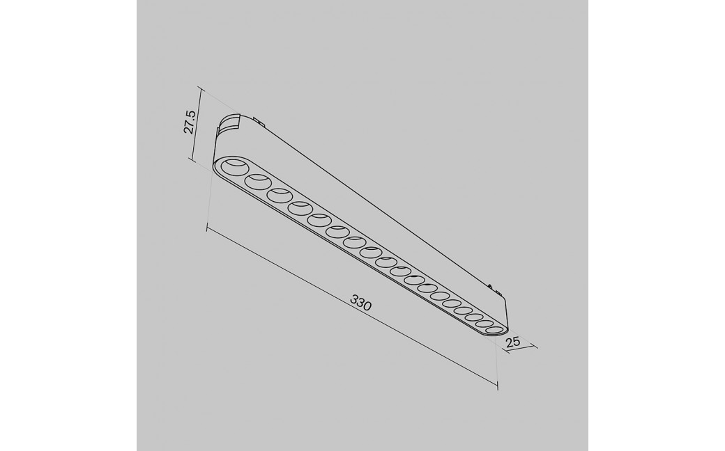 Maytoni Points Lampa do Szyny Magnetycznej RADITY LED 16W 1800lm 3000K Black TR082-1-18W3K-M-B