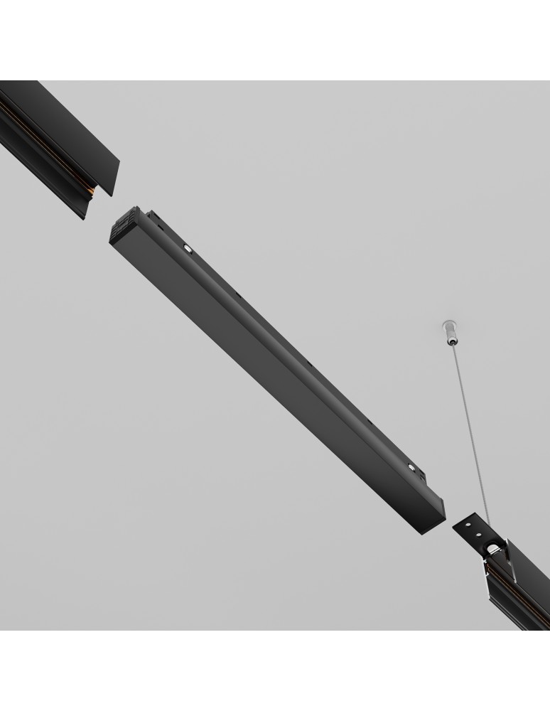 Accessories for magnetic busbars - Maytoni EXILITY 48V 200W 200W System Power Supply IP54 Black TRX034DR4-200B-1 - product kolory-swiatla.pl 3