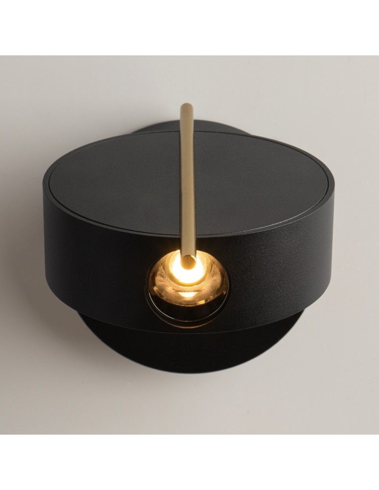 Wall lamps - Maytoni Nuance LED wall lamp/wall lamp 4W 200lm 3000K Black, Brass MOD180WL-L4B3K - product kolory-swiatla.pl 2
