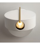 Wall lamps - Maytoni Nuance LED wall lamp/wall lamp 4W 200lm 3000K White, Brass MOD180WL-L4W3K - product 3