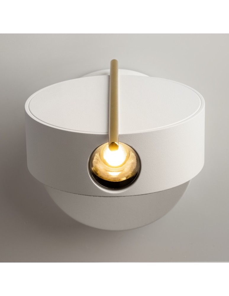 Wall lamps - Maytoni Nuance LED wall lamp/wall lamp 4W 200lm 3000K White, Brass MOD180WL-L4W3K - product kolory-swiatla.pl 3