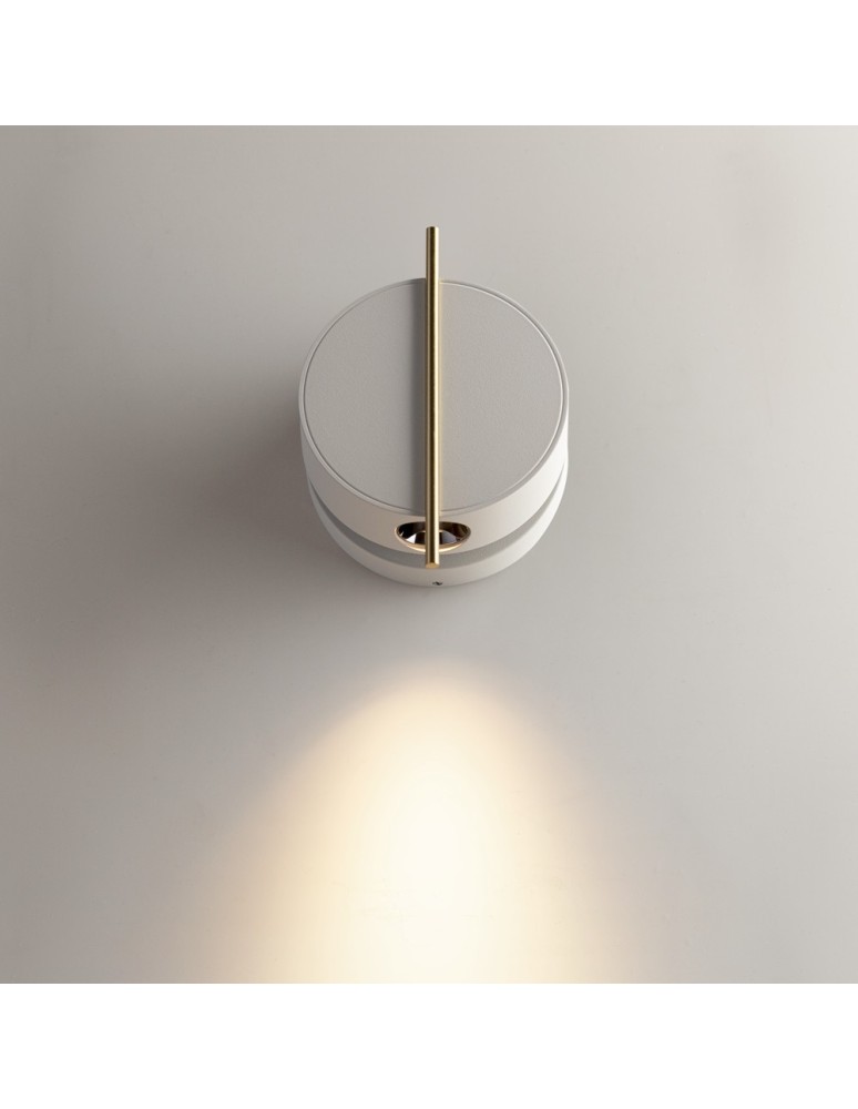 Wall lamps - Maytoni Nuance LED wall lamp/wall lamp 4W 200lm 3000K White, Brass MOD180WL-L4W3K - product kolory-swiatla.pl 2