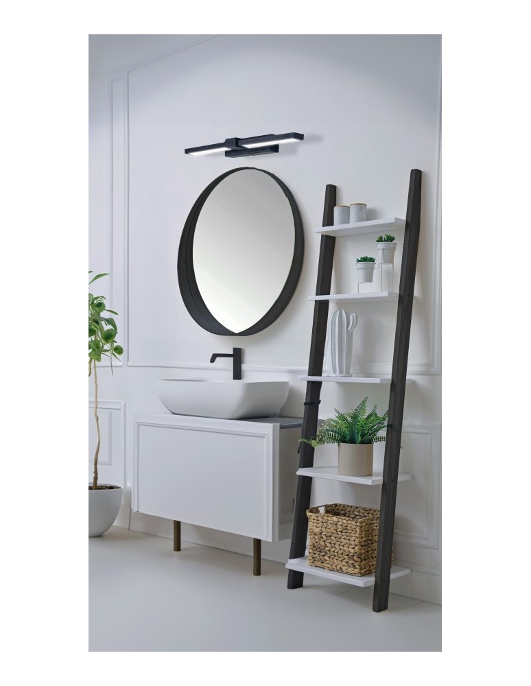 Bathroom wall lamps - Azzardo EPSILON 60 3000K BLACK 1xLED Wall Mounted Black IP44 AZ3347 - product kolory-swiatla.pl 3