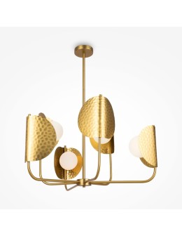 Maytoni Tropic Chandelier Modern 6xG9 40W Brass MOD164PL-06BS
