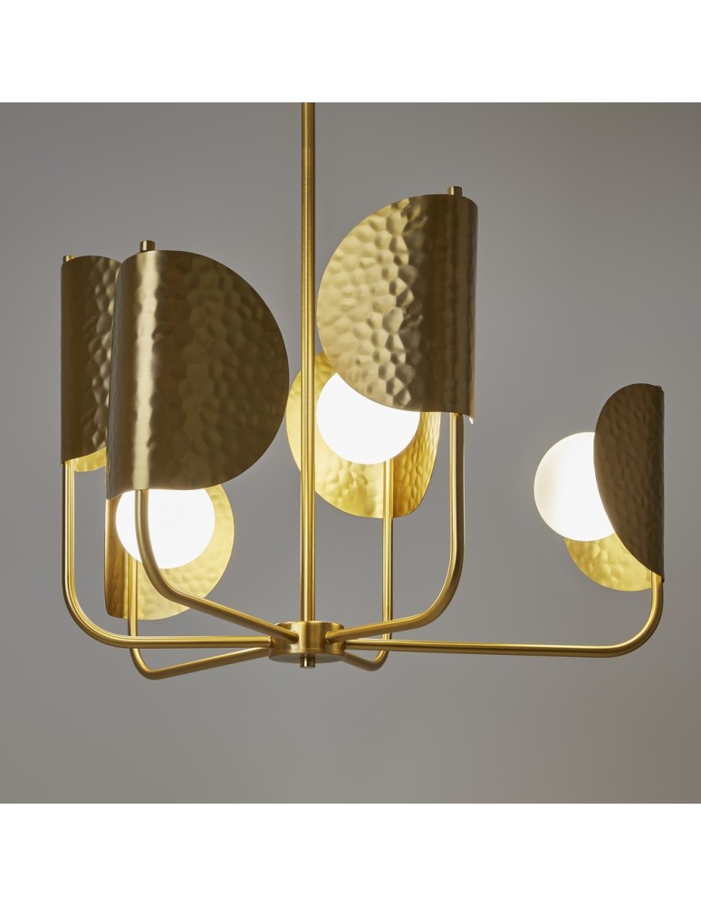 Modern chandeliers - Maytoni Tropic Chandelier Modern 6xG9 40W Brass MOD164PL-06BS - product kolory-swiatla.pl 2