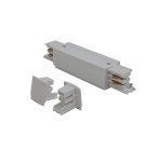 Accessories for 3 phase busbars - Azzardo Line Power 3F + 2xEnd Cap White 3F power switch + 2x end cap AZ2978 - product 1