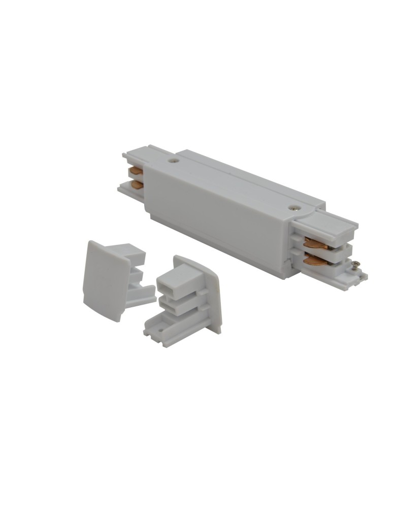 Accessories for 3 phase busbars - Azzardo Line Power 3F + 2xEnd Cap White 3F power switch + 2x end cap AZ2978 - product kolory-swiatla.pl 1