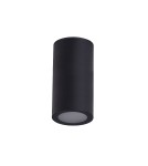 Outdoor ceiling lamps - Azzardo ROTOR IP65 BK Black Matte/Frosted Glass 1xE27 Outdoor Ceiling Fixture AZ6075. - product 1