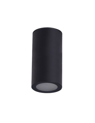 Azzardo ROTOR IP65 BK Black Matte/Frosted Glass 1xE27 Outdoor Ceiling Fixture AZ6075.