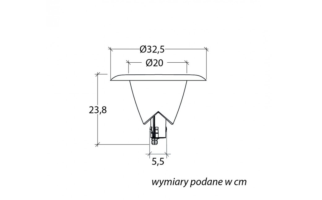 SU-MA Bianca 1083-101N IP65 E27 max 10W, 230 V