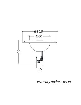 SU-MA Febe 1081-101N IP65 E27 max 10W, 230 V - produkt 2
