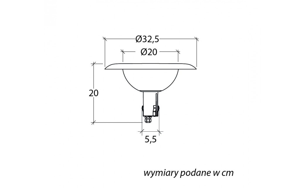 SU-MA Febe 1081-101N IP65 E27 max 10W, 230 V