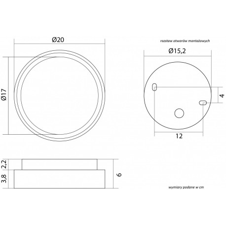 SU-MA Beni BN-OK200 IP65 LED 18W, 230V